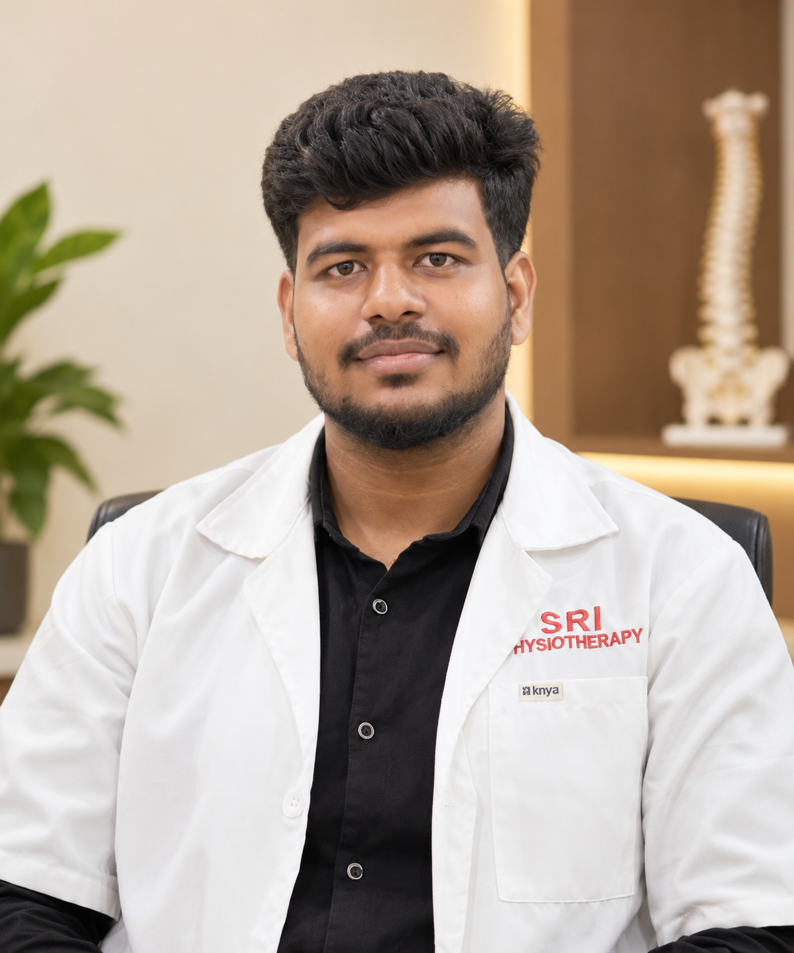 Dr. K. Aathish Gubenthiran at Sri Physiotherapy Clinic